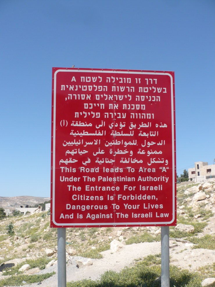 Apartheid road sign